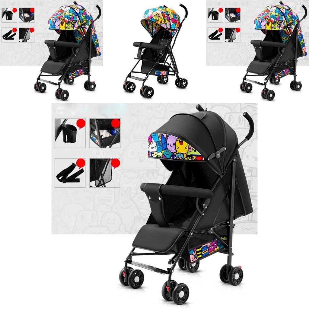 Универсальная детская коляска Легкая Компактная Складная Коляска-трость для летнего использования