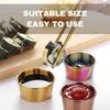 Stainless Steel Dipping Bowl Condiment/Sauce Sauce Cup Creative Seasoning Plate