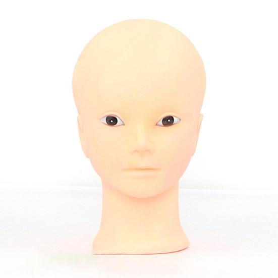 Профессиональная женская голова манекена для практики макияжа Лысая голова манекена с хорошим эффектом отображения для обучения макияжу Наращивание ресниц