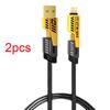 65 Вт 4-в-1 Быстрозарядный кабель USB Type-C для iPhone 15/14 Android - Многофункциональный шнур для синхронизации данных, Высокоскоростная зарядка и передача