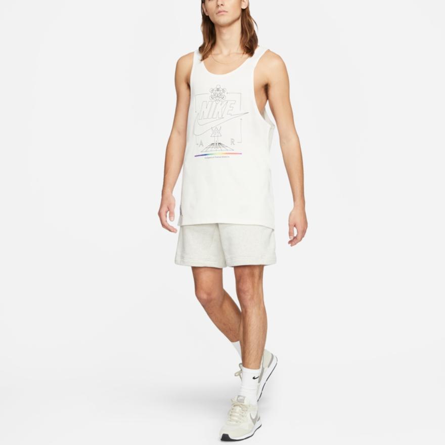 Nike Мужская спортивная майка Белая DH4861-901