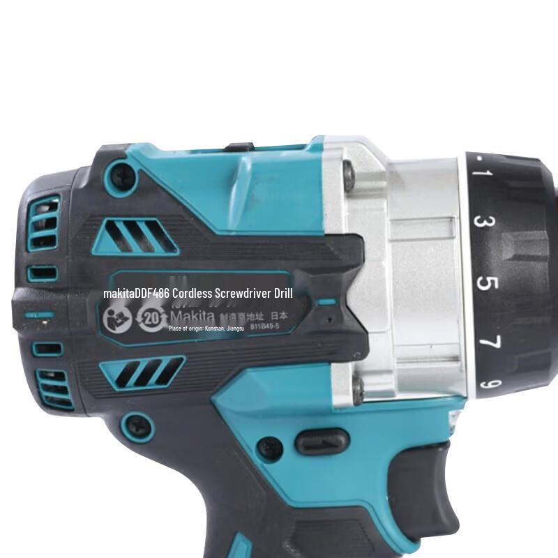 Makita DDF486Z 18В Бесщеточная Аккумуляторная Дрель/Шуруповерт (Голый инструмент) Китайская вилка (адаптер в комплекте)