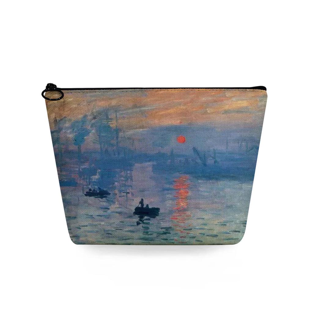 Женская косметичка с принтом масляной живописи для организации туалетных принадлежностей, дорожный органайзер для хранения, 6861