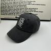 Blogger Blue Baseball Cap Children's Versatile Letter Embroidered Cap Men's Thin Sunscreen Sun Hat