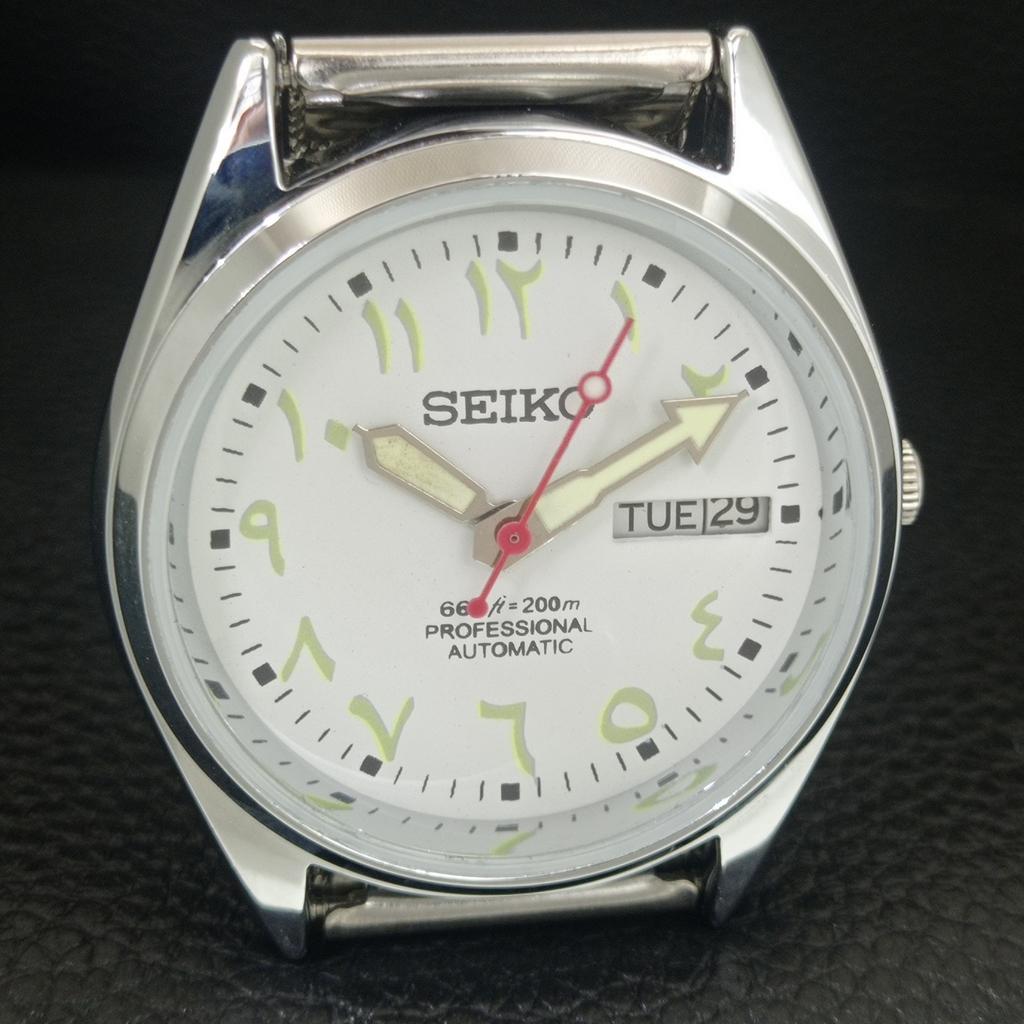 ОТРЕСТАВРИРОВАННЫЕ ВИНТАЖНЫЕ МУЖСКИЕ АВТОМАТИЧЕСКИЕ ЧАСЫ SEIKO 6309A ЯПОНИЯ БЕЛЫЙ ЦИФЕРБЛАТ a442729-1
