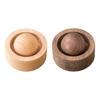 Wood Essential Oil Diffuser, Mini Sphere Shaped Wooden Aromatherapy Diffuser, Small Round Oil Diffuser for Home Office Car Interior Yoga Rooms