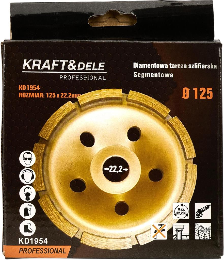 Grinding disc for concrete 125x22.2mm KD1954