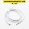 Удлинительный кабель для наушников Передача сигнала Штекер Стерео Аудио Воспроизведение 3,5 мм Штекер на Гнездо