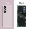 For Samsung Z Fold5 Fold6 5G Glass Battery Cover Rear Door Housing Panel Camera Lens Parts For Z Fold 5 6 Battery Cover