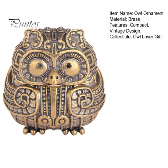 Винтажная фигурка совы, мини-курильница в виде совы с крышкой, коллекционное украшение в виде совы для дома, гостиной, офиса, стола, книжной полки, декор