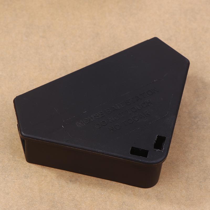 Профессиональная домашняя крыса мышь приманка блок ловушка многоразовая ловушка станция коробка с футляром для ключа треугольной формы приманка станция ловушка