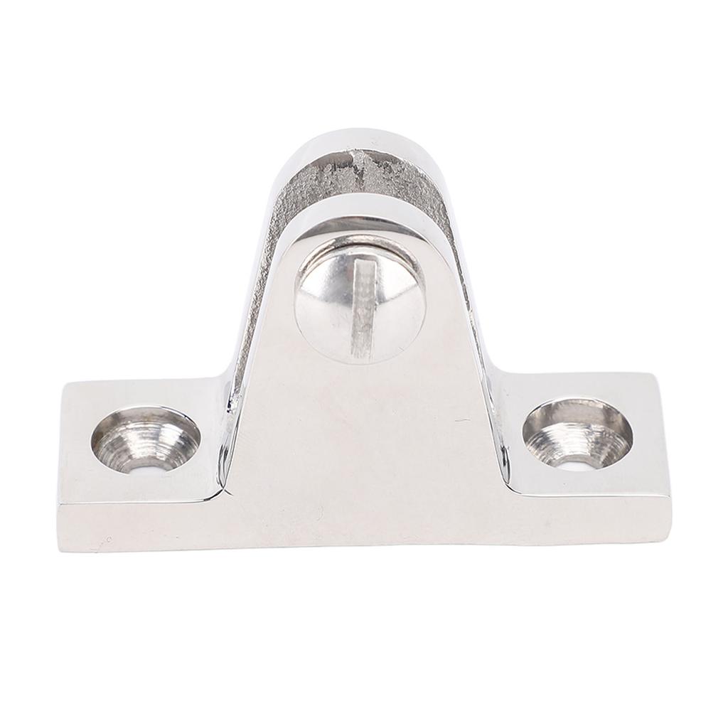 2 Pcs Bimini Top Deck Hinge Fitting 56mm 316 Stainless Steel 90 Deg Deck Hinge Bracket for RV Yacht Boat