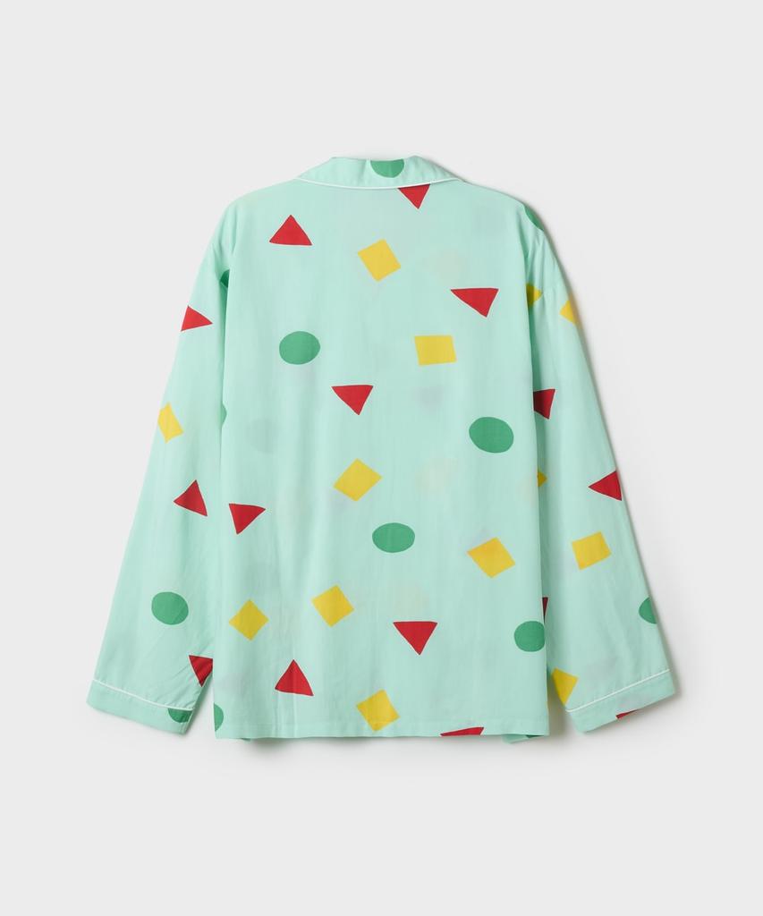 SPAO [Crayon Shin-Chan] Long-Sleeve Pajamas (Mint)_Spppg49U08