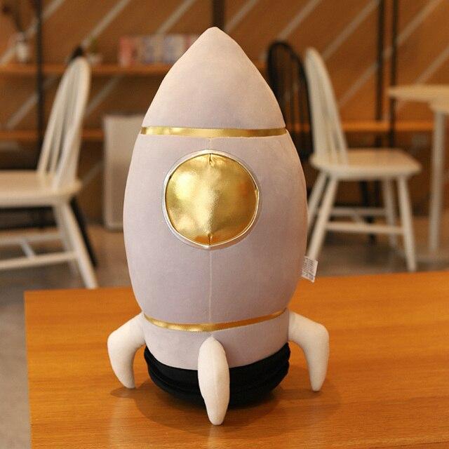 Плюшевая игрушка астронавт и космический корабль, мягкая игрушка в стиле научной фантастики, мягкая кукла, детские игрушки, креативные игрушки, детский подарок на день рождения