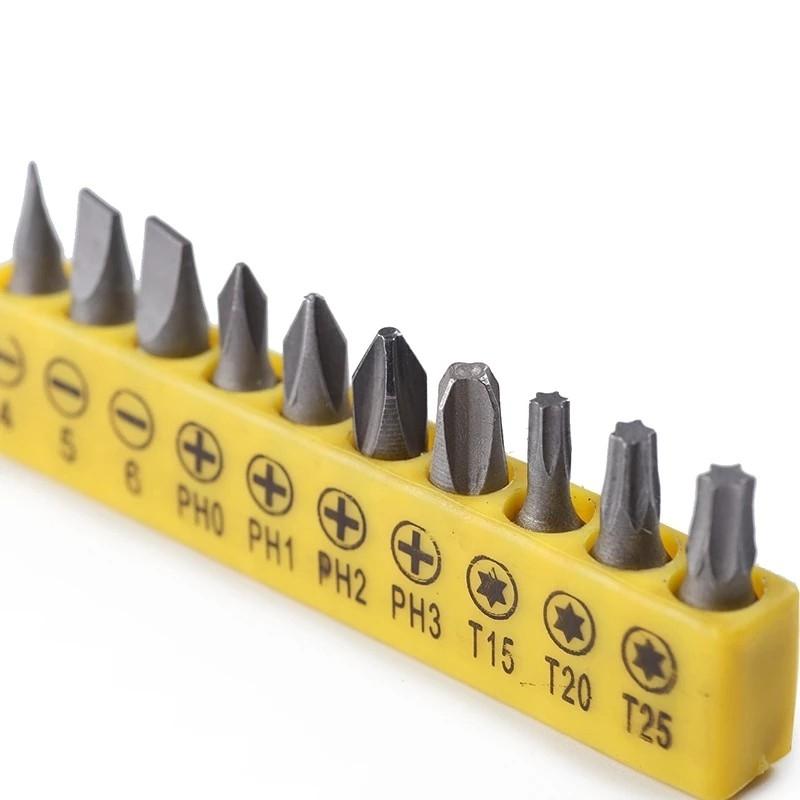 Anti Slip Insert Bit Set Electric Screwdriver Flat Head