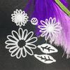 Flower and Leaves Cutting Dies Embossing Die Cuts Templates for Card Making Scrapbooking DIY Papercraft Album Crafts