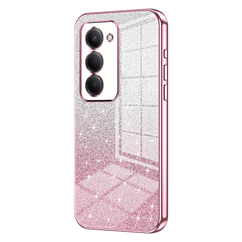 Phone Case For Xiaomi Redmi 15 5G (EU) (171mm) / 15 4G (EU) (171mm) Electroplating Gradient Glitter TPU Phone Cover