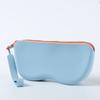Lightweight Silicone Eyeglasses Case Candy Color Sunglasses Storage Pouch Coin Bag