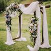 Wedding Arch Drape Chiffon Fabric Draping Curtain Wedding Birthday Party Backdrop Decor DIY Wedding Chiffon Sheer Party Supplies