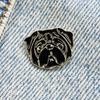 New Enamel Pin Bulldog Dog Pet Connector Gift Birthday 1pc