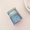 5Rolls/box Decorative Diary Journal Masking Tape Set Washi Tape DIY Scrapbooking Basic Pattern
