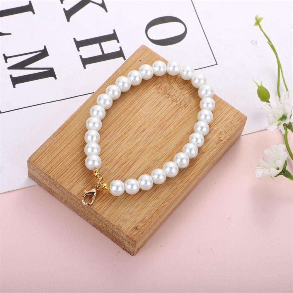 Beaded Pearl Lanyard Anti-Drop Phone Case Chain Phone Accessories Mobile Phone Chain  Handbag Belt