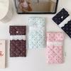 Multi-Purpose Pencil Case Lace Design Stationery Storage Bag Fashion Quilted Glasses Bag  Women