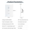 Tuya WiFi Smart Light Switch Требуется нейтральный провод настенный сенсорный выключатель US 1/2/3/4 Gang Smart Life Работа с Alexa Google Home