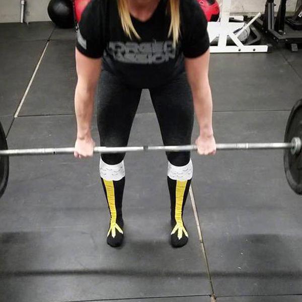 Забавные носки с куриными лапами: Новинка Тонкие чулки на Хэллоуин для женщин и мужчин - Дизайн ноги страуса и курицы