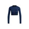 Футболка Originals X Ivy Park Slim Fit, однотонная, с длинным рукавом, женские топы, синяя HH9361