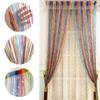 100 x 200 см Домашняя шторка из бусин для двери окна, блестящая бахрома, нитяная занавеска, перегородка, драпировка, ламбрекен