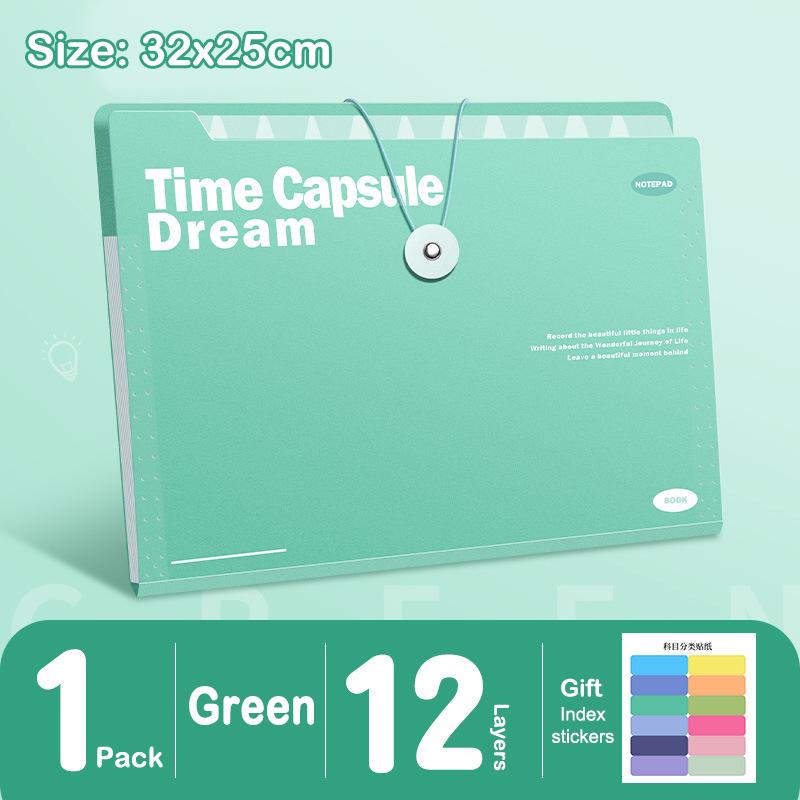 Папка-файл формата А4 с 5/8/12 карманами, хранилище для контрольной бумаги, портативный водонепроницаемый органайзер, большая емкость, классифицированный портфель