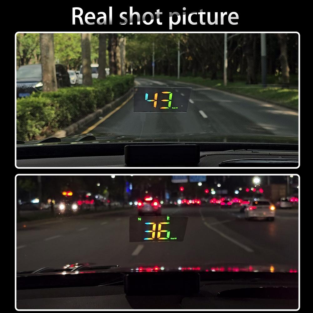 Автомобильный HUD Head Up Display Универсальный Цифровой GPS Спидометр Лобовое Стекло Спидометр HUD Проектор Авто Электроника Аксессуары