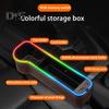 RGB Car Gap Storage Box with Charging 7 Color Light Mode Car Seat Seam Organizer Safe Driving Memory Switch