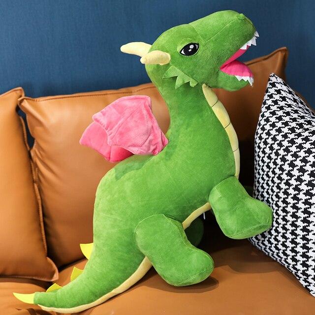 Giant Size Pterodactyl Simulation Dinosaur Plush Toys Stuffed Soft Cartoon Dolls for Baby Kids Boys Birthday Gifts
