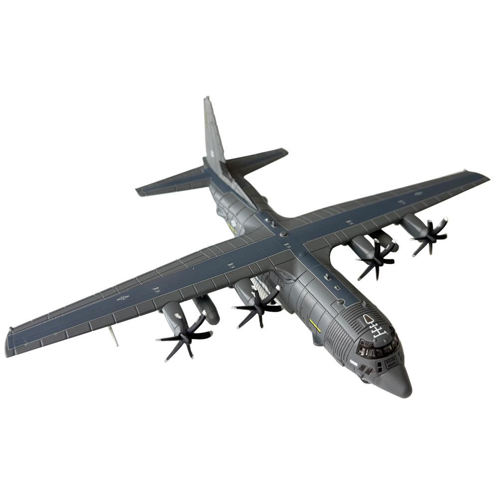 Модель-украшение самолета поддержки и вооружения AC-130J, масштаб 1/200, из сплава