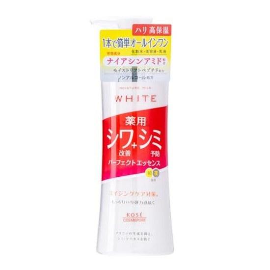 Увлажняющая Нежная Белая Эссенция для Ухода за Морщинами Perfect Essence Всё-в-Одном Тип с Насосом 230 мл Квази-лекарство Содержит Ниацинамид Улучшение Пигментных Пятен Антивозрастная Без Спирта