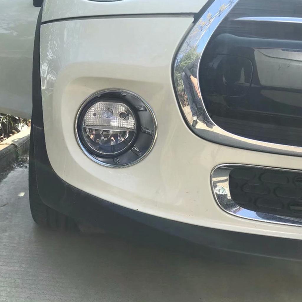 For MINI Cooper R55 R56 R57 R58 R59 Fog Lamp Light Cover Front Bumper Ring Trim Car