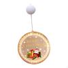 -Window Hanging, Christmas Light, Ornament, Door Colored Pattern, Festival, Round