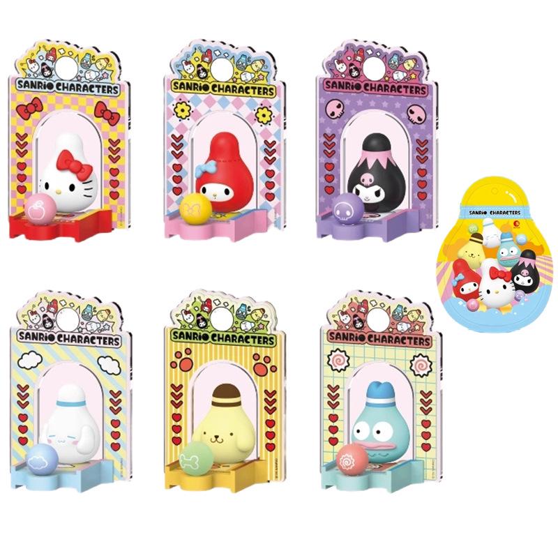 Семейный боулинг-клуб Sanrio Игрушка-фигурка из слепого пакета и настольное украшение