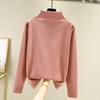 Double-sided German Velvet Half-turtle Collar Bottoming Shirt for Women In Winter Seamless Long-sleeved Velvet Thickened Inner Brushed Top