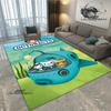 3D The-Octonauts cartoon printed carpet Living room bedroom non-slip carpets Yoga mat Outdoor carpet kawaii rug birthday gift