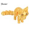 Silent Fidgets for Classroom 3D Printed Cat Toy, Articulated Movable Joint Figurine Desk Stress Relief Sensory Toys Decor, Cute Fidget Toy Kids