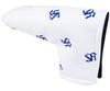 Rezax Head Cover Tokyo Yakult Swallows Putter Cover for Blades and Mallets White YSPC-0542