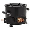 VidaXL Camping Wood Stove Black 36x26x22.5 Cm Metal 319439