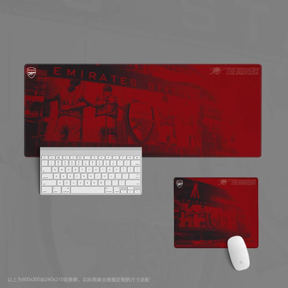 High quality leather non-slip mouse pad oversized office keyboard pad book table mat football fan supplies gift premier league arsenal gunner henry
