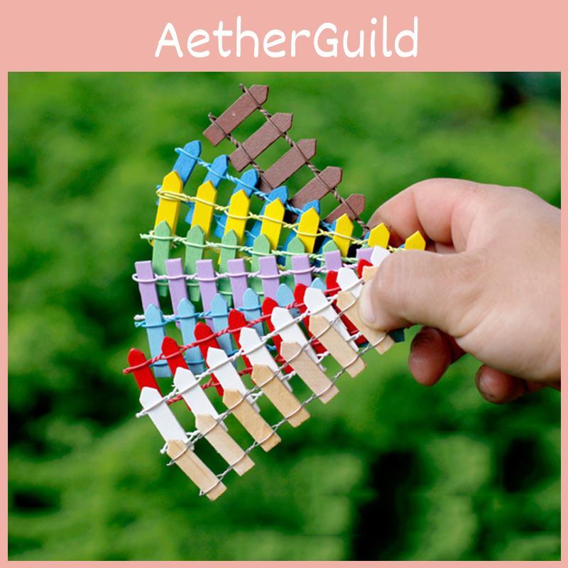 Exquisite Mini Wooden Fence Accessory For Relaxing And Adorable Diy Landscaping