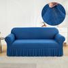 Чехол на диван с юбкой Прочный Моющийся Высокоэластичный Растягивающийся Легко надевается Универсальный Защитник мебели