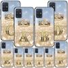 Letters A To J Gold Crown Diamond Case for Samsung Galaxy A54 A53 A32 A52s A12 A21s A51 A22 A31 A52 A72 A11 A14 TPU Phone Cover