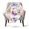 Happy 80Th Birthday Home Blankets Comfortable Soft Lightweight Allseason Multipurpose Blanket For Picnics Sofas Offices Beds Living Rooms Suitable As